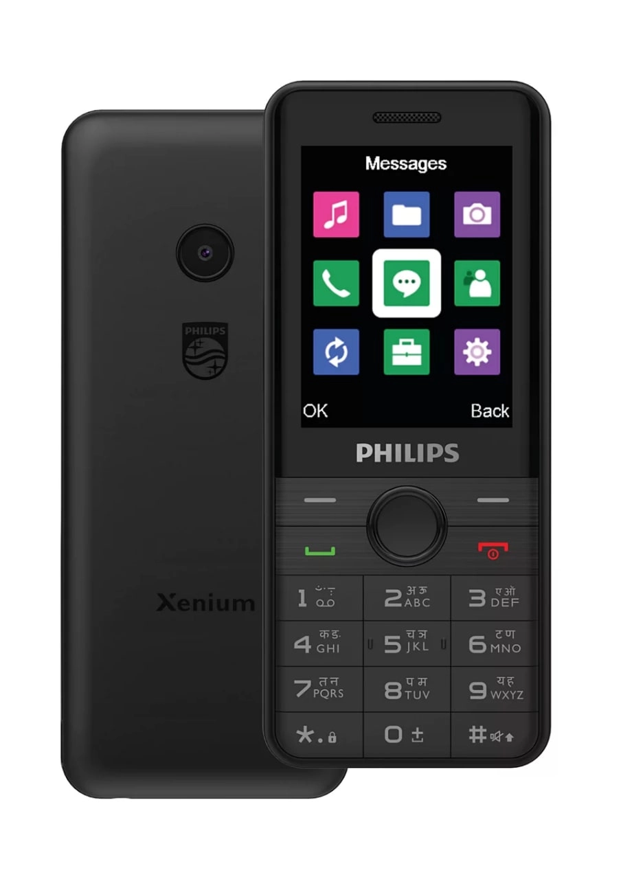 Телефон Philips Xenium E172 черный недорого
