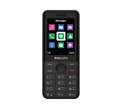 Телефон Philips Xenium E172 черный купить