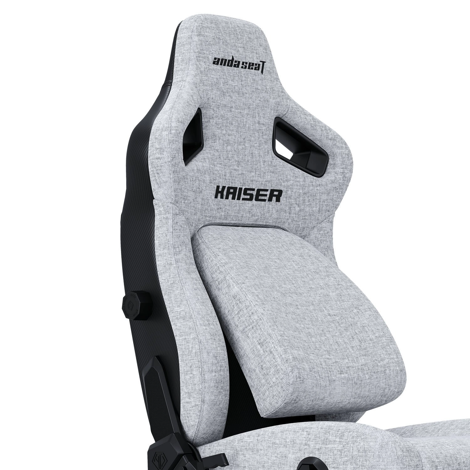 Anda Seat Kaiser 4 Size XL Grey Linen Fabric o‘yin kreslosi bo'lib to'lash