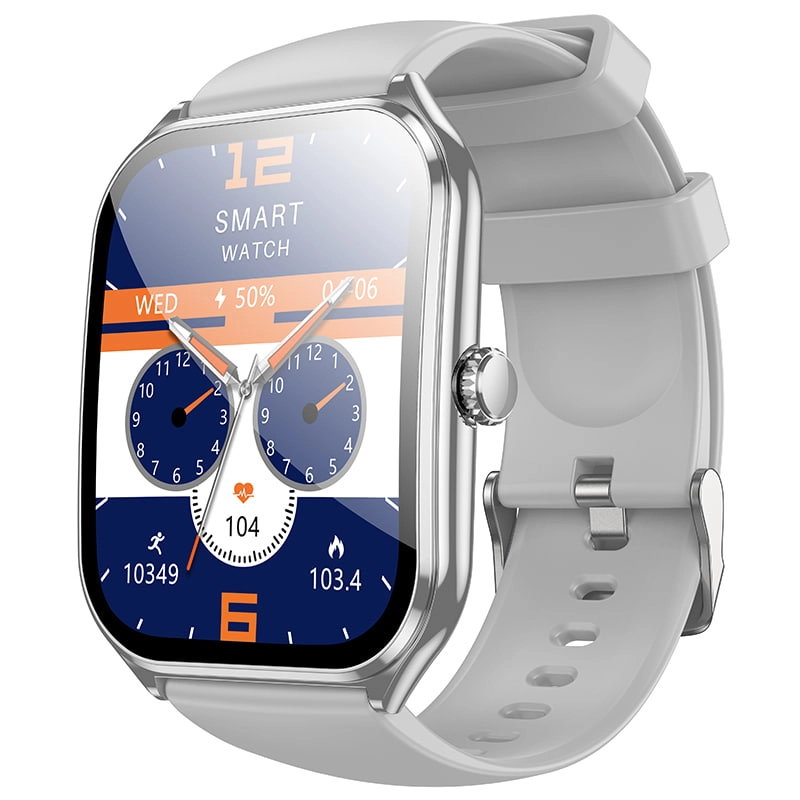 Hoco Y28 Amoled Silver smart soati sotib olish