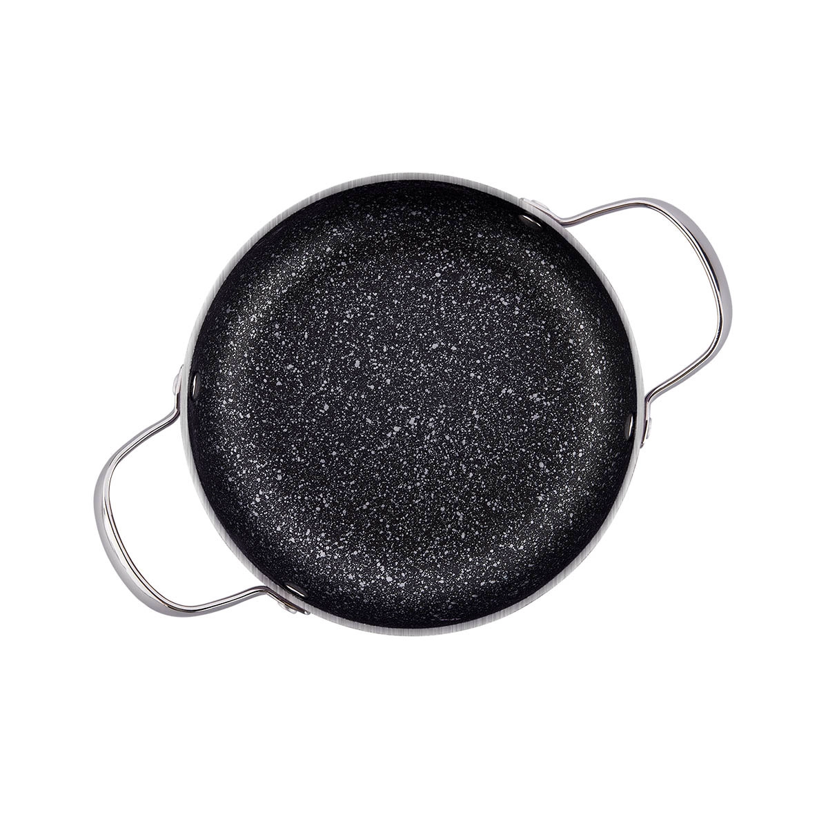 Korkmaz Galaksi 22 sm 1.5 l alyuminiy, ikki tutqichli omlet tovasi (A1839) , Black arzon