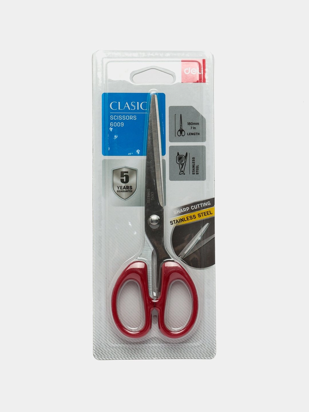 Deli 180 mm kanselyariya qaychisi (Burgundy) sotib olish