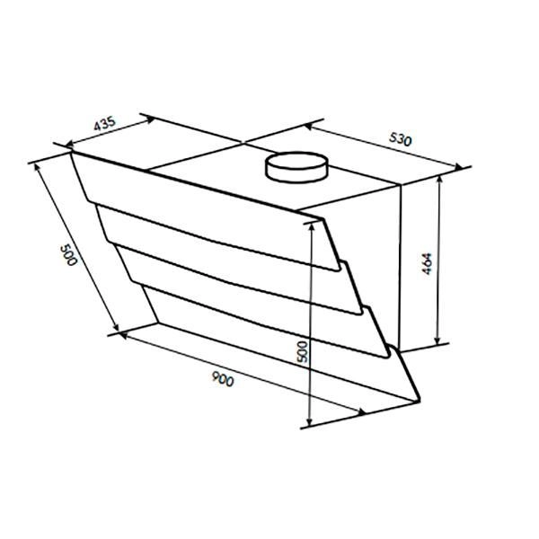 Вытяжка Goodwell GWH-L1090D3 онлайн