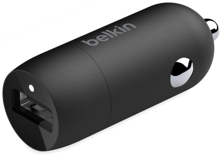 Belkin USB-A, QC3, 18Vt avtomobilda smartfon quvvatlagichi onlayn