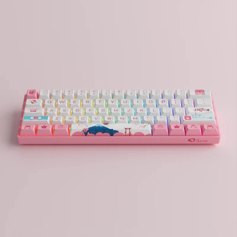 Akko 3061S World Tour Tokyo R2 RGB Hotswappable CS Jelly Purple RGB klaviaturasi onlayn