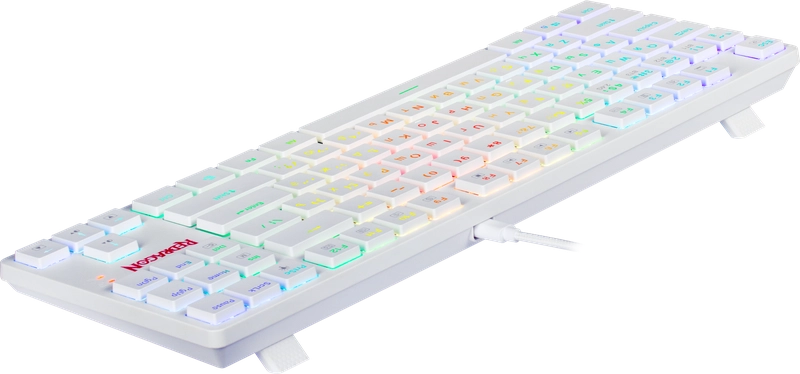 Клавиатура Redragon Anubis White (проводная+беспроводная) онлайн