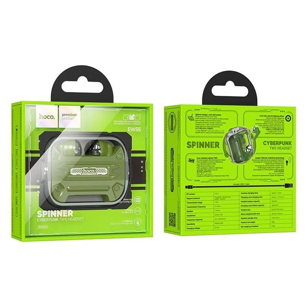 Hoco EW55 yashil simsiz quloqchini onlayn