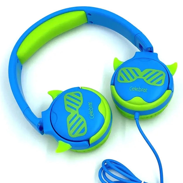 Наушники Celebrat A25 синий онлайн