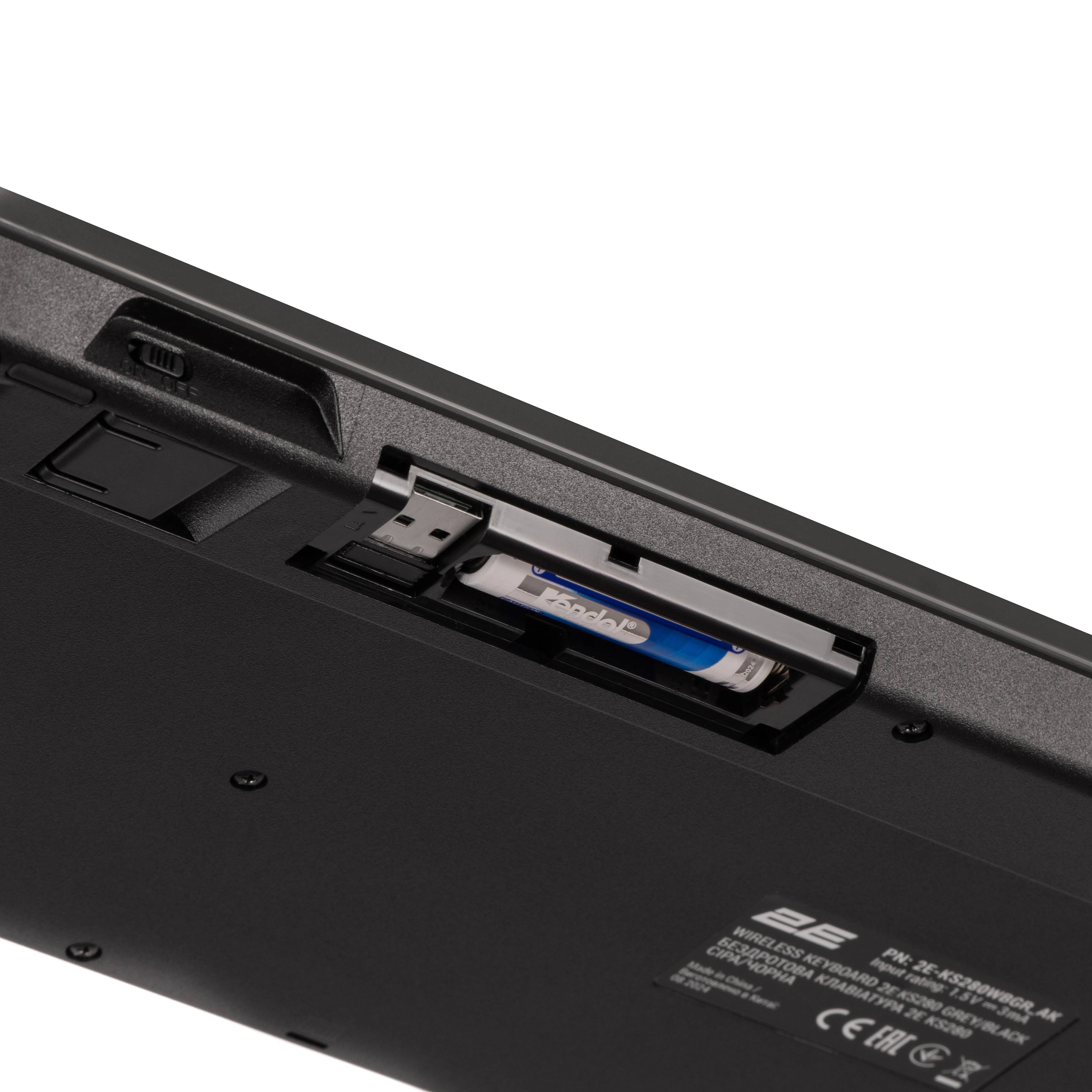 2E KS280 klaviatura (2E-KS280WBGR_AK), Black-gray onlayn