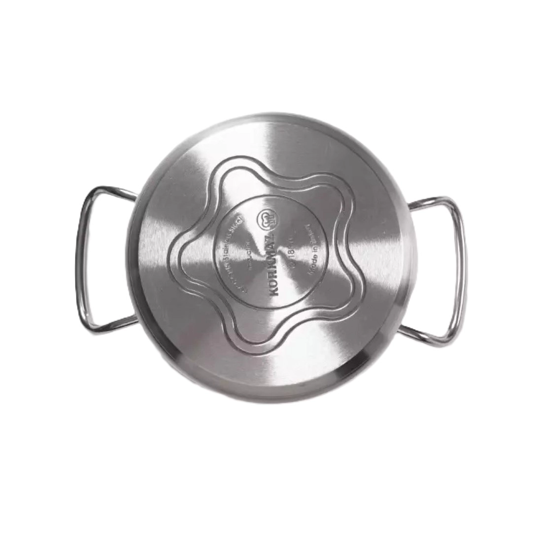 Korkmaz Proline Gastro 28 sm 9.5 l zanglamaydigan po‘lat, ko‘p qatlamli kapsulali taglik, kostryulkasi (A2724) , Silver onlayn