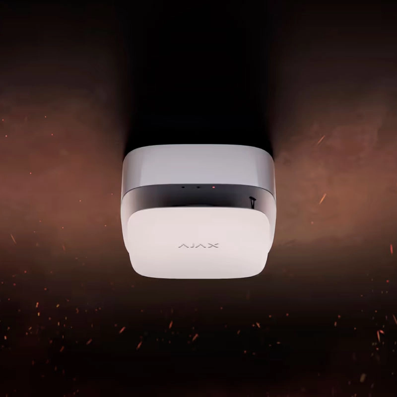 Ajax FireProtect 2 RB (Heat/Smoke/CO) (9SA) white — tutun, harorat va is gazini aniqlovchi datchik bo'lib to'lash