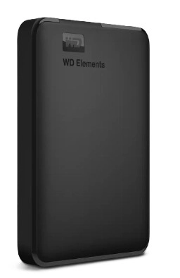 WD Elements Portable 1TB tashqi HDD-diski, Black O'zbekistonda