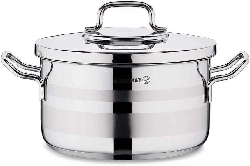 Korkmaz Astra2 oshxona idish-tovoqlari to‘plami 9 dona (A2050) , Silver O'zbekistonda