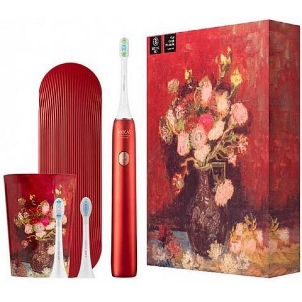 Xiaomi Soocas X3U Van Gogh Museum Design qizilrangli Aqlli elektr tish cho'tkasi arzon