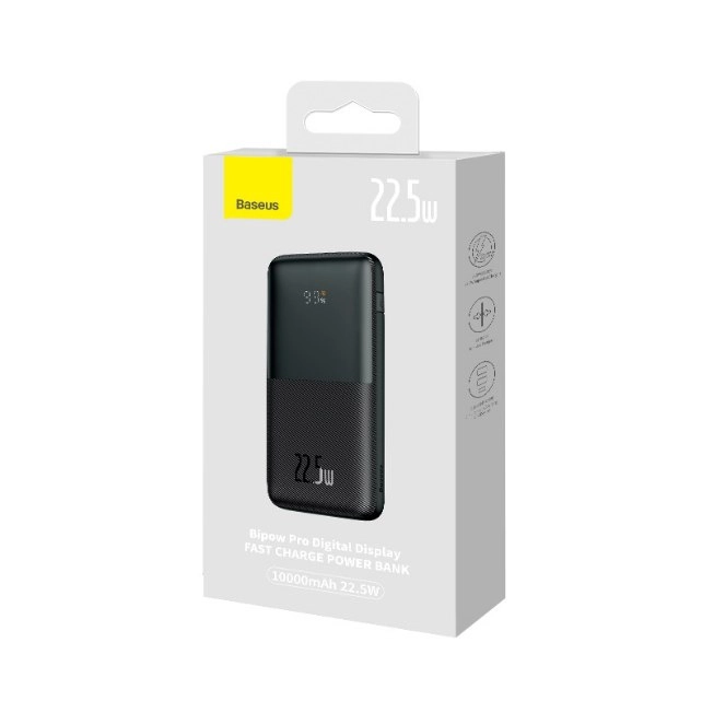 Baseus Bipow Pro Digital Display Fast Charge Power Bank 10000mAh 22.5W  tashqi akkumulyatori arzon