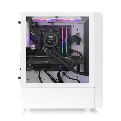Thermaltake S200 TG ARGB Snow CA-1X2-00M6WN-00 kompyuter korpusi Snow O'zbekistonda