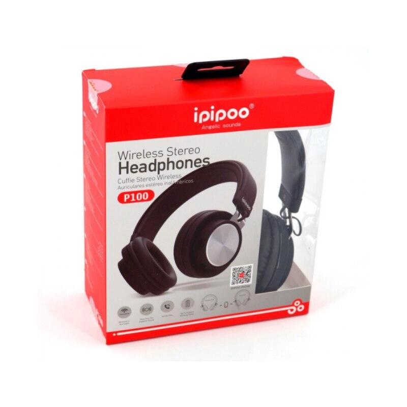 Беспроводные наушники ipipoo P-100 Black в Узбекистане