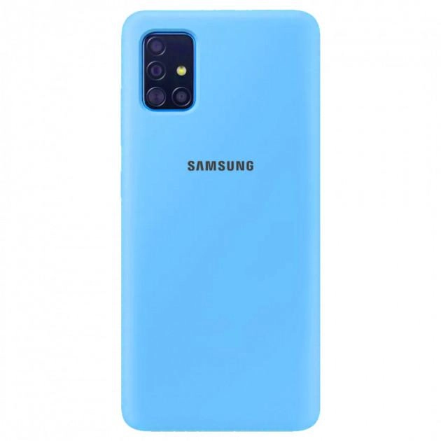 Samsung Galaxy A71 uchun cover g‘ilofi, moviy sotib olish