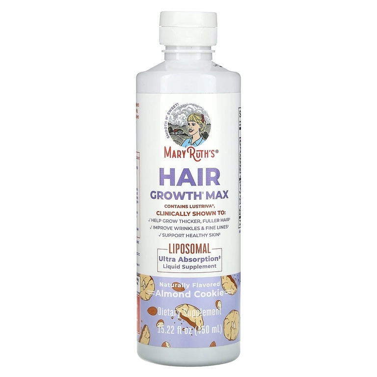MaryRuth’s Hair Growth Max, liposomali, bodomli pechenye, 450 ml (62236) sotib olish