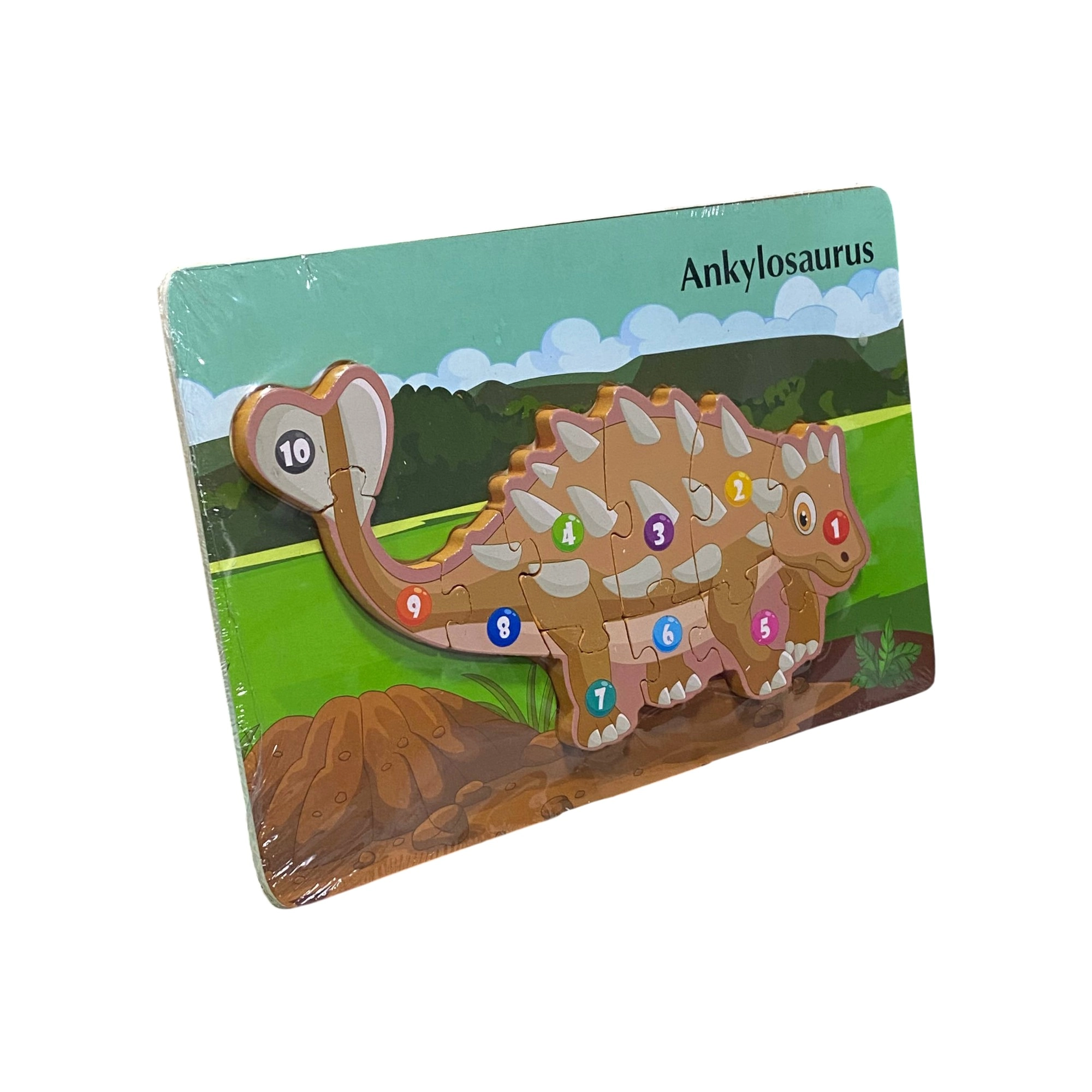 Деревянный пазл: Ankylosaurus недорого