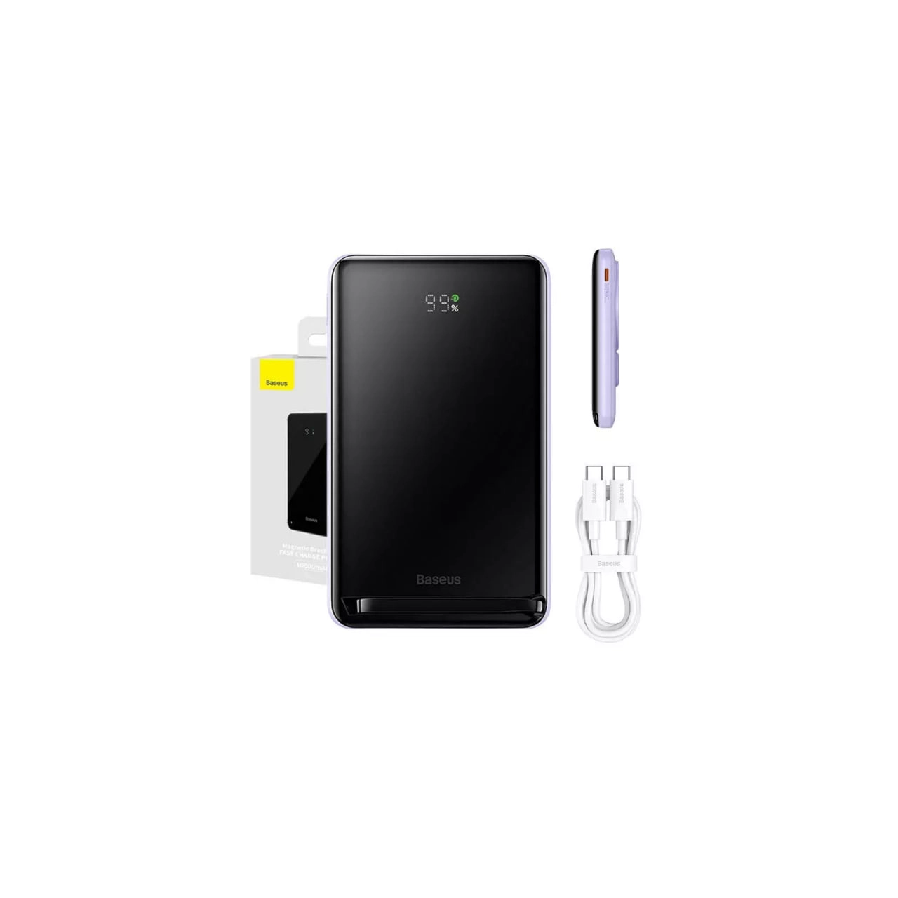 Baseus Magnetic Bracket Wireless Fast Charge 10000mAh 20W tashqi akkumulyatori O'zbekistonda