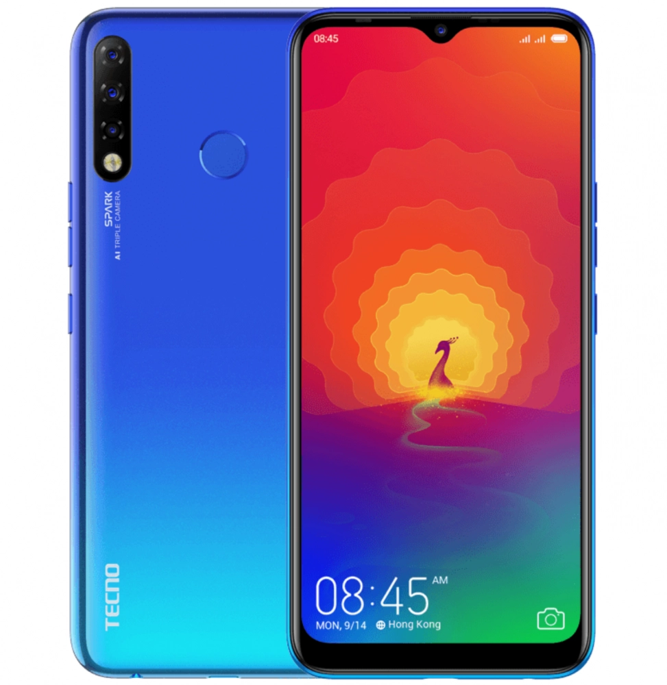 Смартфон TECNO Spark 4 Vacation Blue, Royal Purple недорого