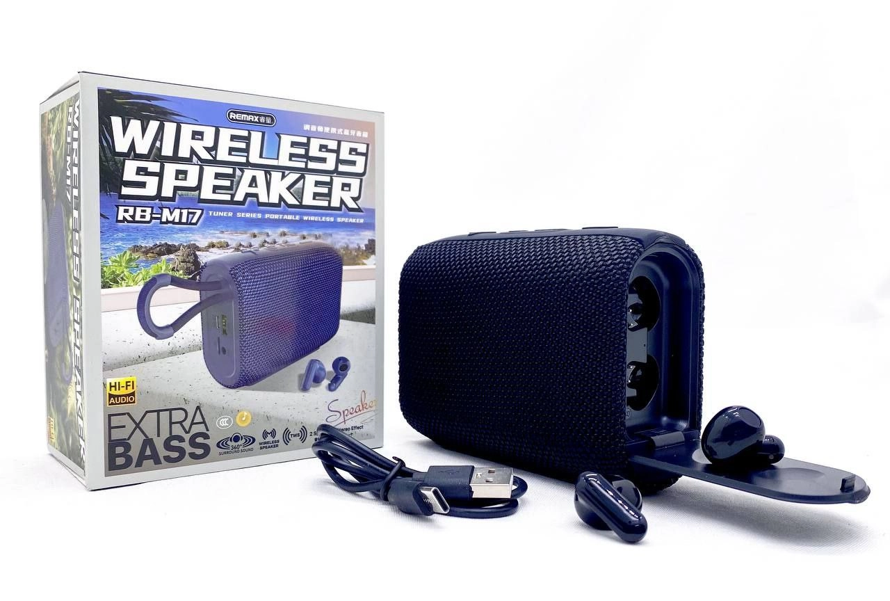 Беспроводная Bluetooth колонка c наушниками Remax RB M17 купить