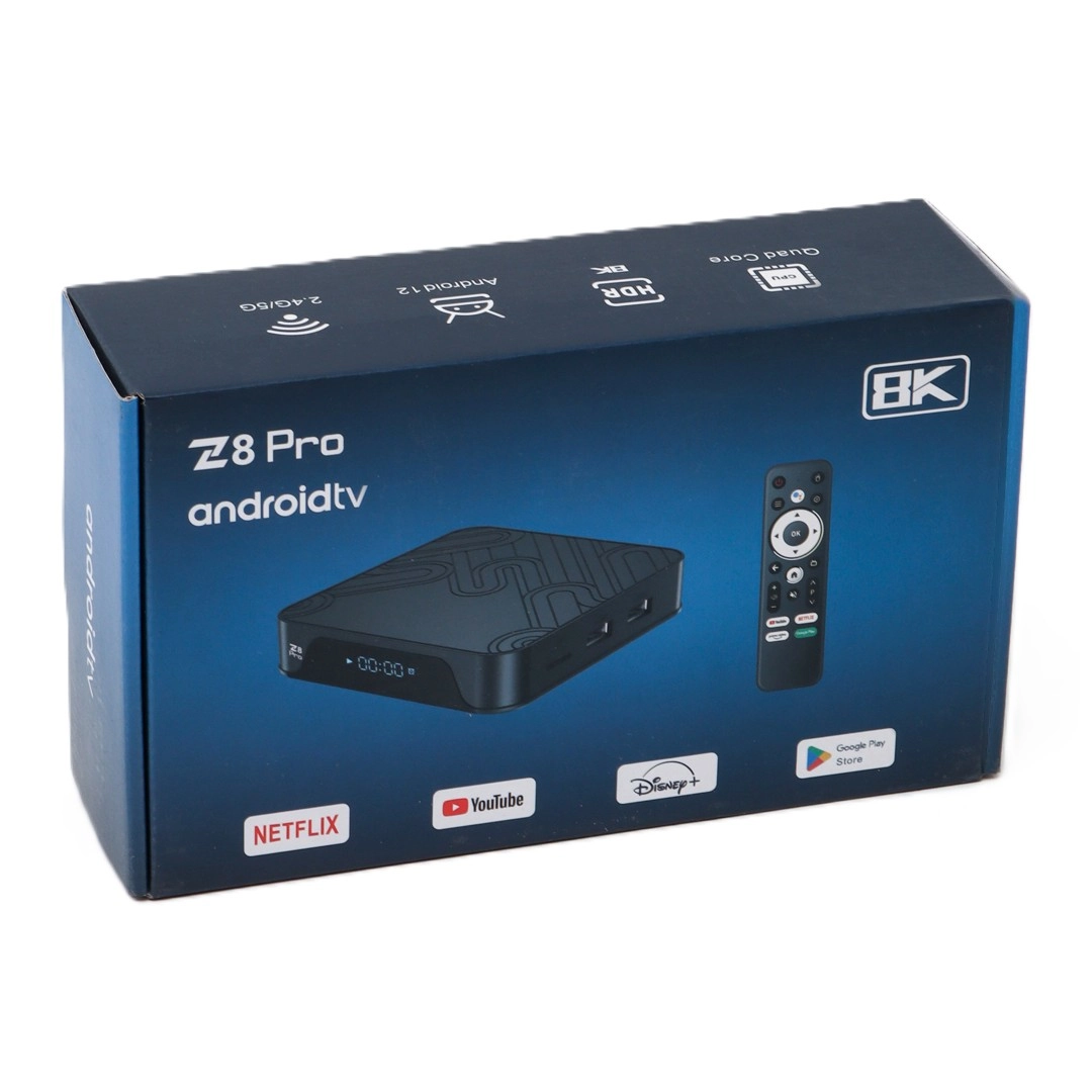 Смарт ТВ приставка Z8 PRO 4/32 GB, 8K, Android 12, Black цена