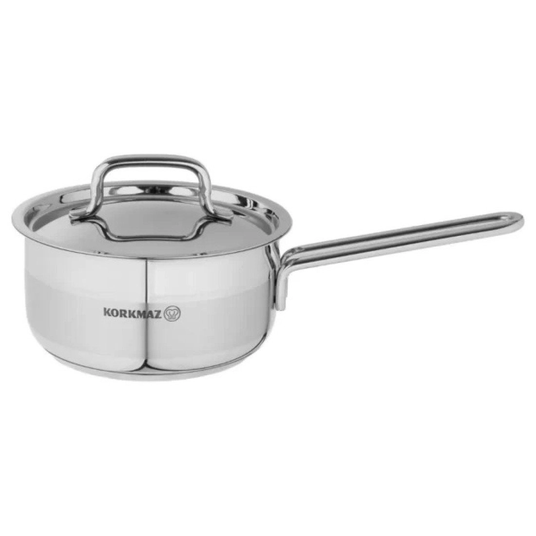 Korkmaz Alfa oshxona idish-tovoqlari to‘plami 14 dona (A1089) , Silver rasm bilan