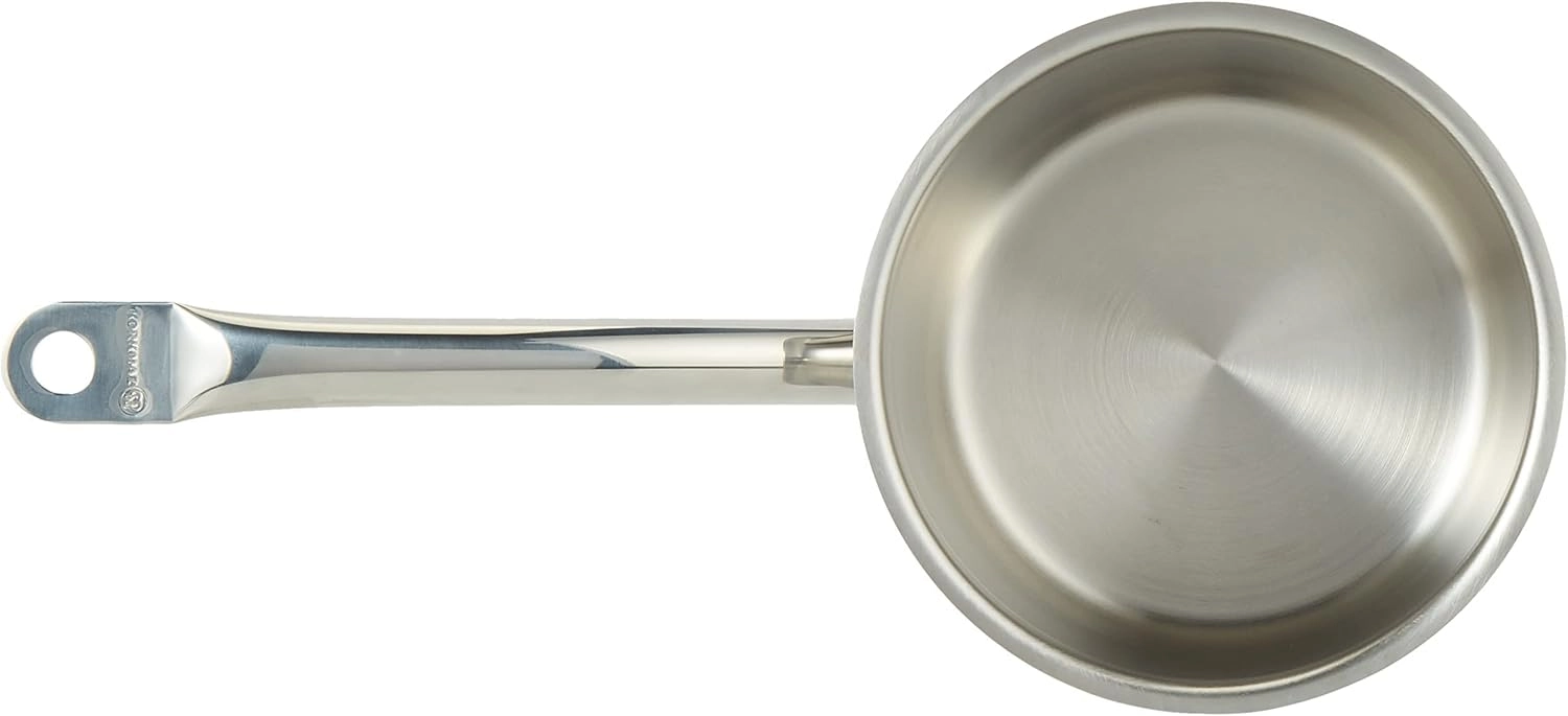 Korkmaz Proline 16 sm 2 l, zanglamaydigan po‘lat, ko‘p qatlamli kapsulali taglik, sous tovasi (A1157) , Silver bo'lib to'lash