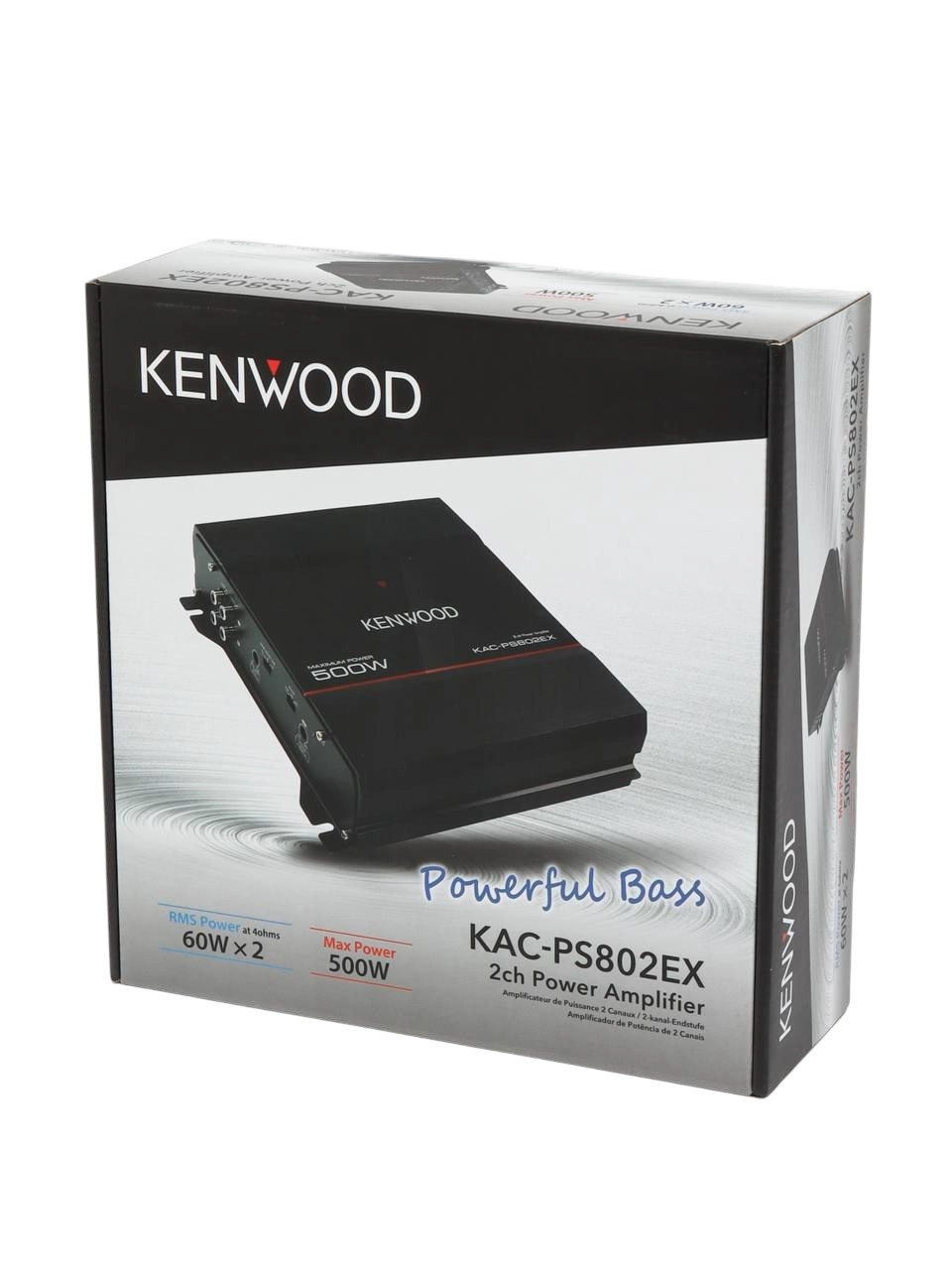 Kenwood KAC-PS802EX 500w Vt, 2 kanalli avtomobil kuchaytirgichi bo'lib to'lash