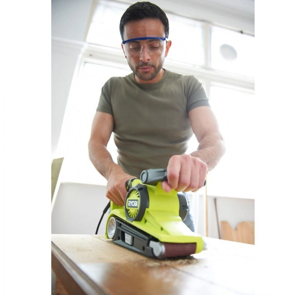 Машина ленточная шлифовальная электрическая Ryobi EBS800 (5133001148) рассрочка