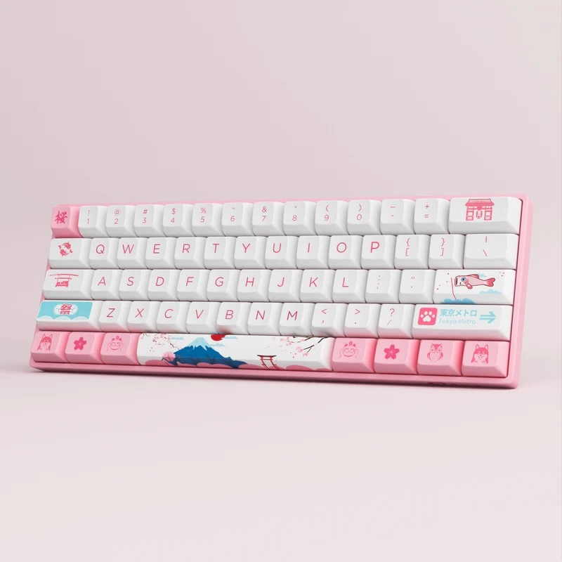 Akko 3068B PlusTokyo R2 CS Jelly Pink RGB klaviaturasi bo'lib to'lash