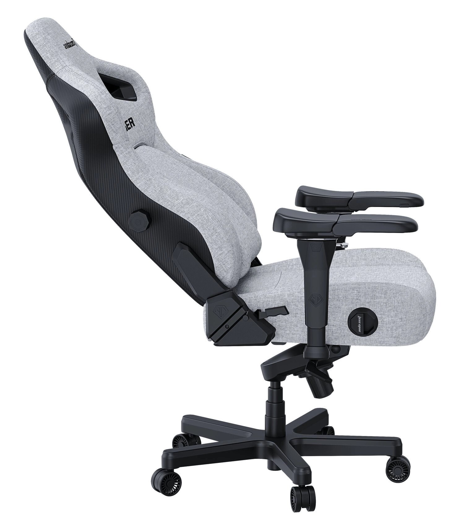 Anda Seat Kaiser 4 Size XL Grey Linen Fabric o‘yin kreslosi narxi