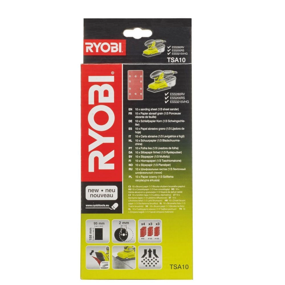 Ryobi TSA10 (5132002610) shliflash qog‘ozlari arzon