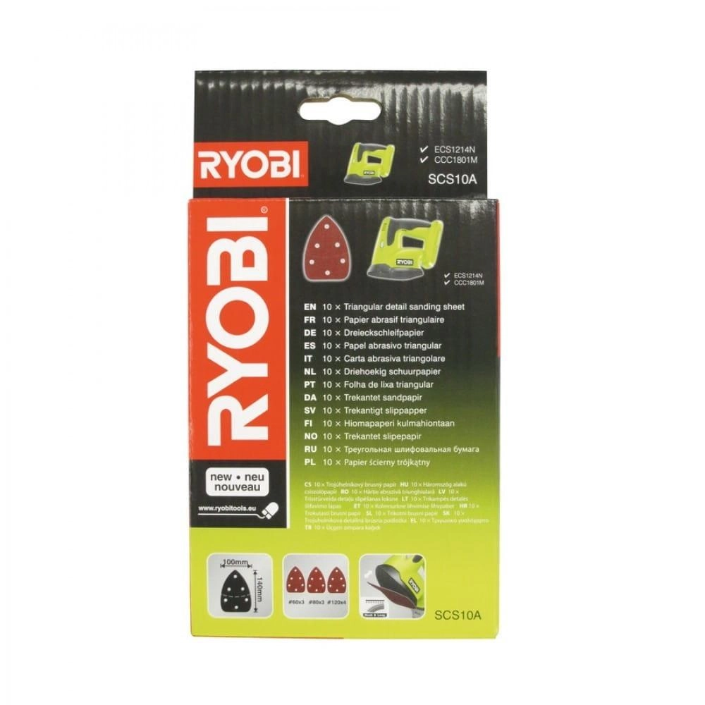 Ryobi SCS10A1 (5132002675) uchburchak shliflash qog‘ozi arzon