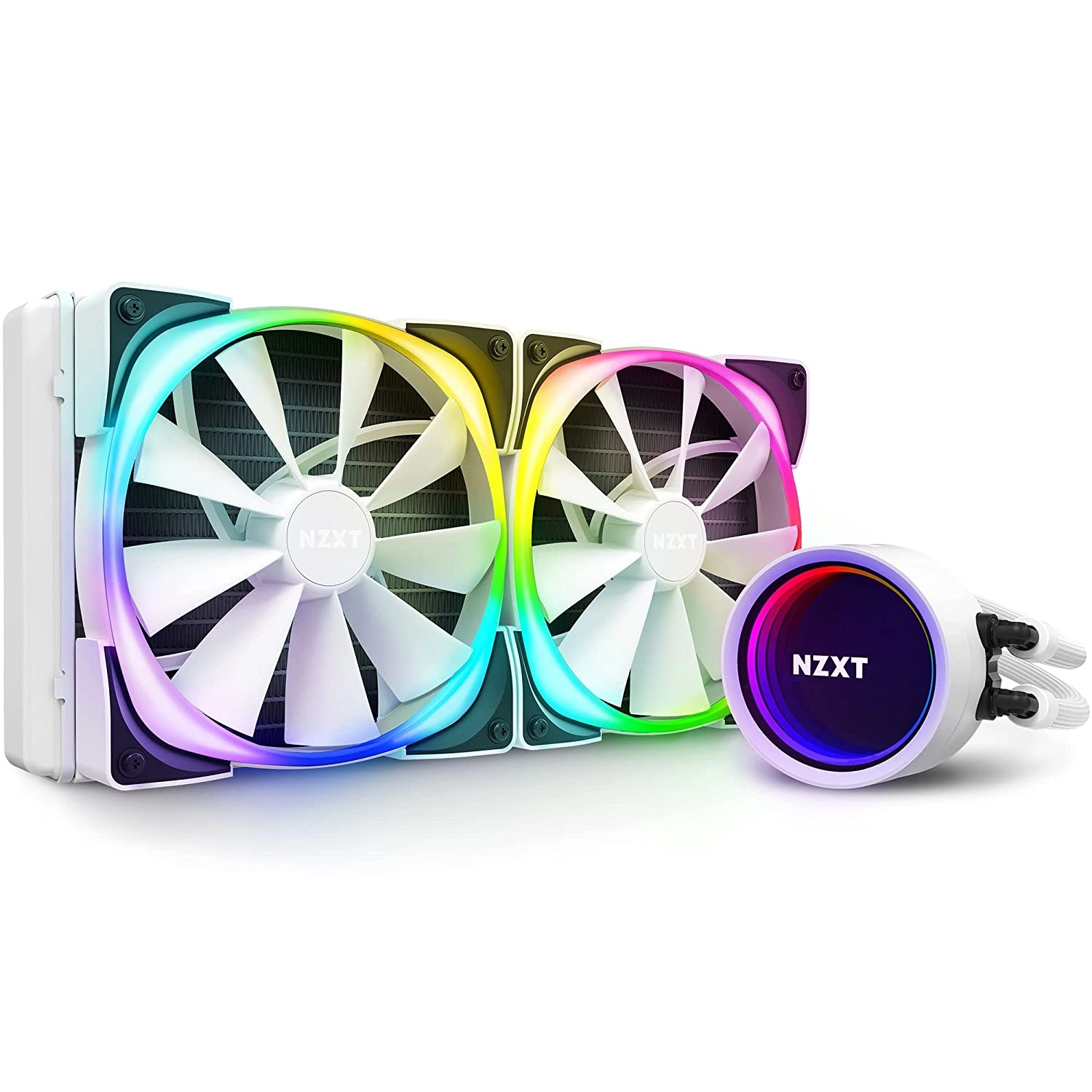 Система водяного охлаждения для процессора NZXT Kraken X63 RGB White купить