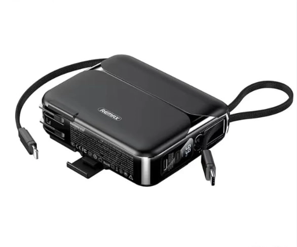 Powerbank Remax RPP 553 20000mAh (black) kabeli bilan sotib olish