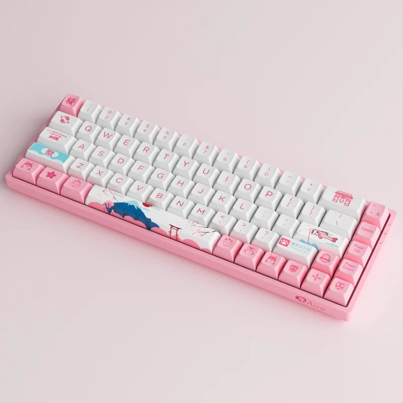 Akko 3068B Plus Tokyo R2 CS Jelly Purple RGB klaviaturasi arzon