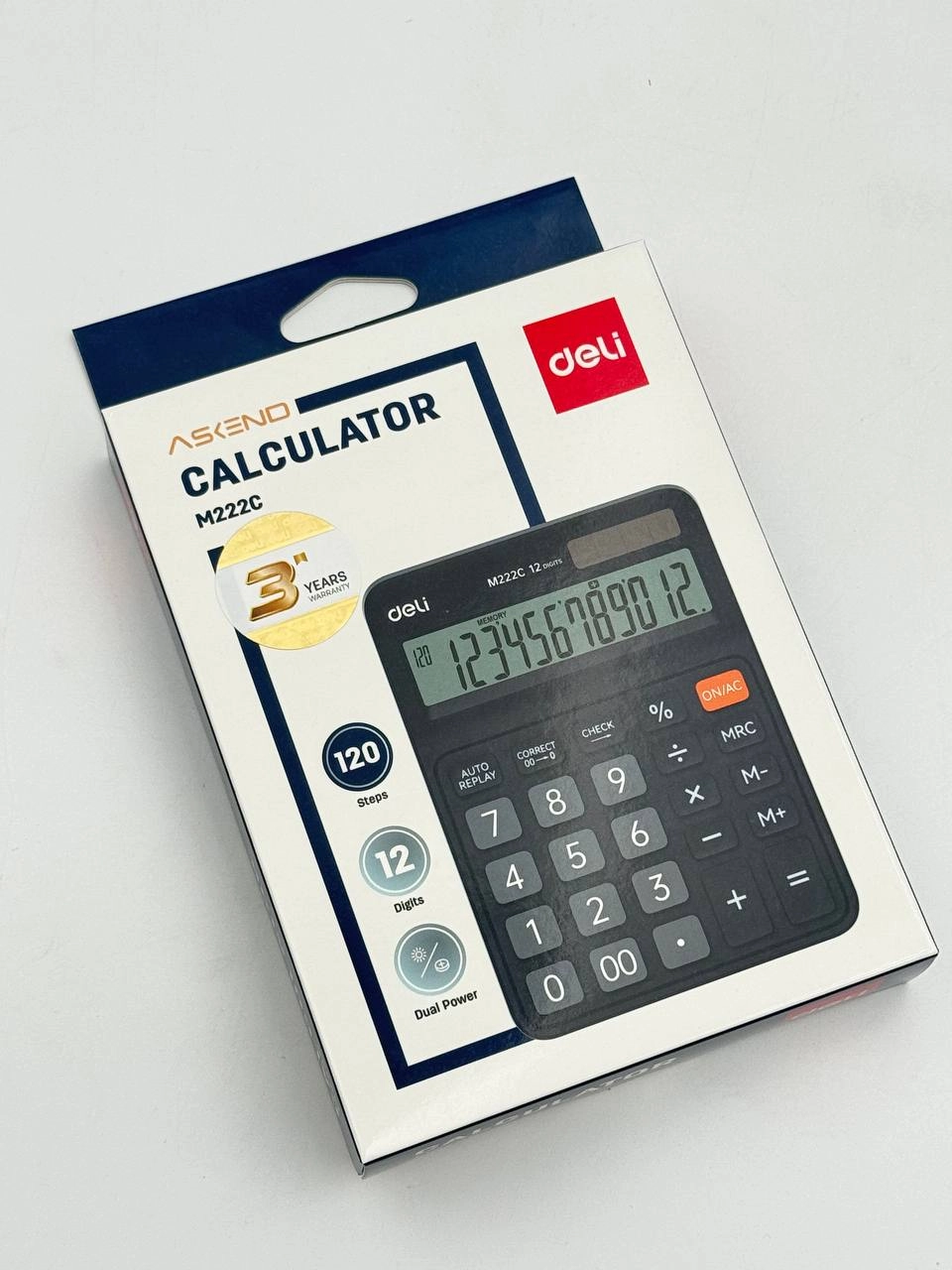 Deli M222C kalkulyatori, Black arzon