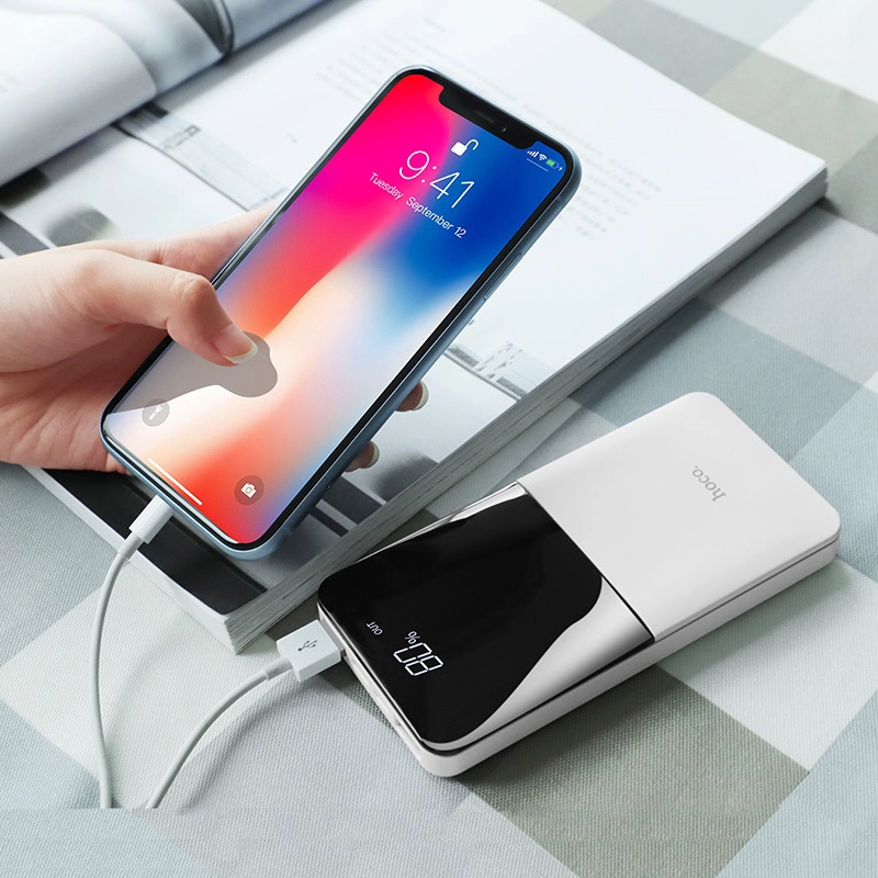 Внешний аккумулятор Power bank Hoco J42 10000mAh белый в Узбекистане