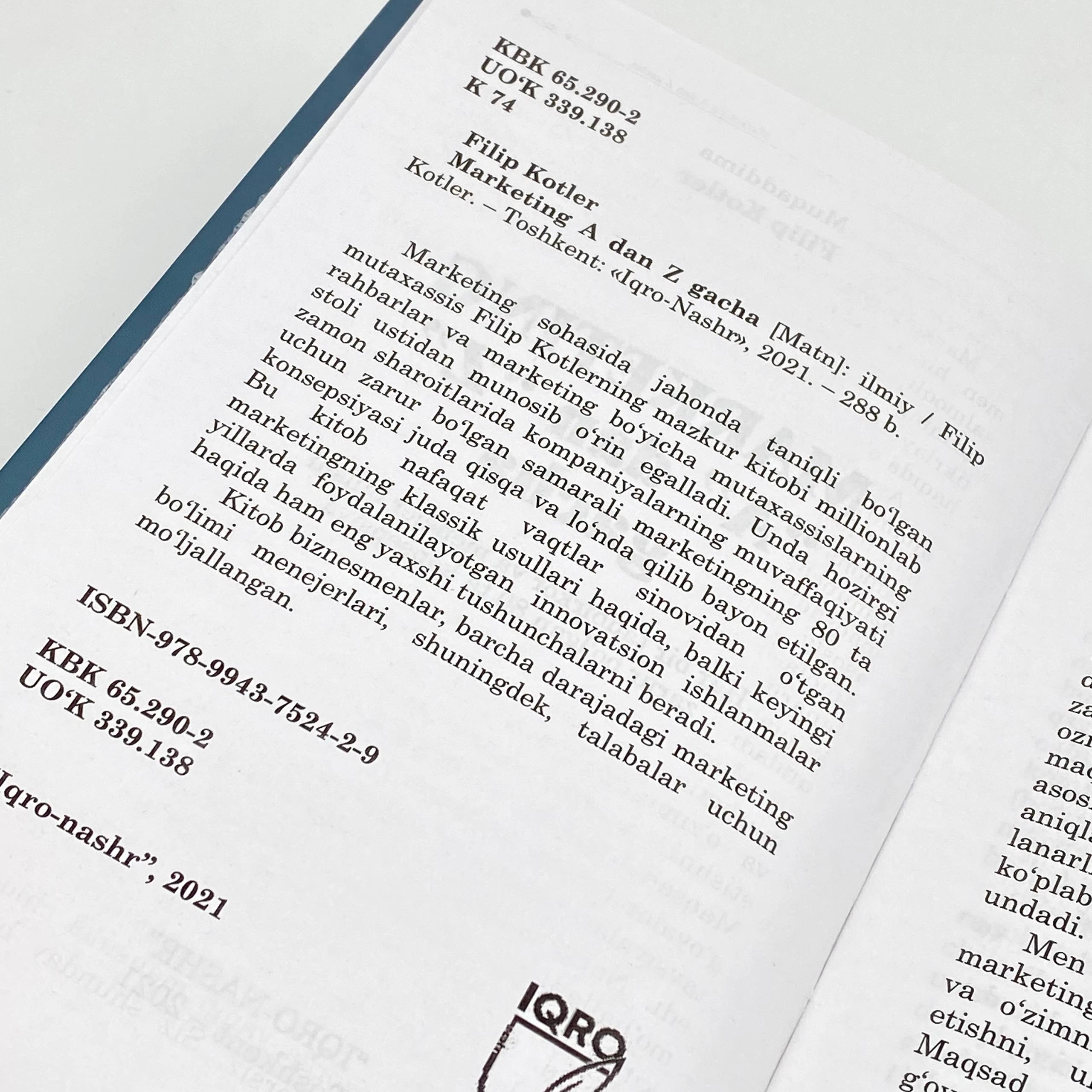 Filip Kotler: Marketing A dan Z gacha. Har bir tadbirkor va menedjer bilishi zarur bo‘lgan 80 konsepsiya onlayn