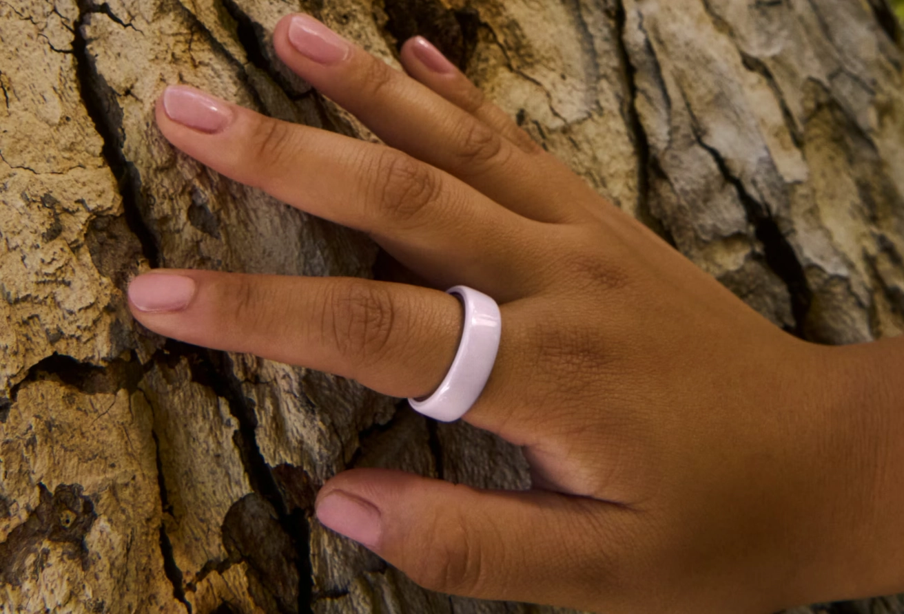 Смарт-кольцо Oura Ring 4 Ceramic, 8 размер, Pink в Узбекистане