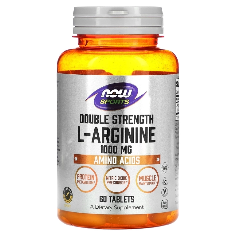 NOW Foods L-Arginine 1000 mg 60 dona tabletka (00025) sotib olish