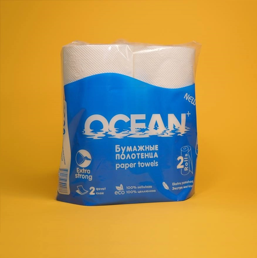 Бумажные полотенца Ocean 2 рулона купить