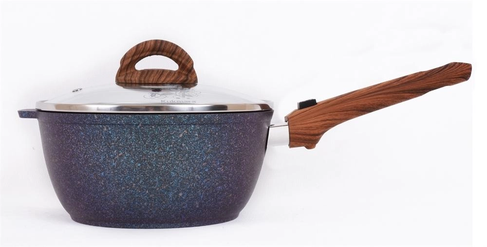 «Granit Ultra» turkumidan kuydirmas qoplamali, olinuvchi dastali, qopqoqli 2,2l cho‘mich (original, blue, green, red) arzon
