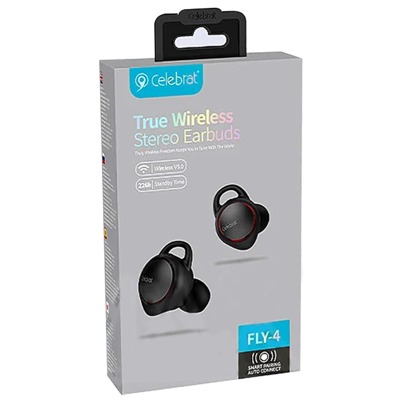 Беспроводные наушники Celebrat FLY-4 Black в Узбекистане