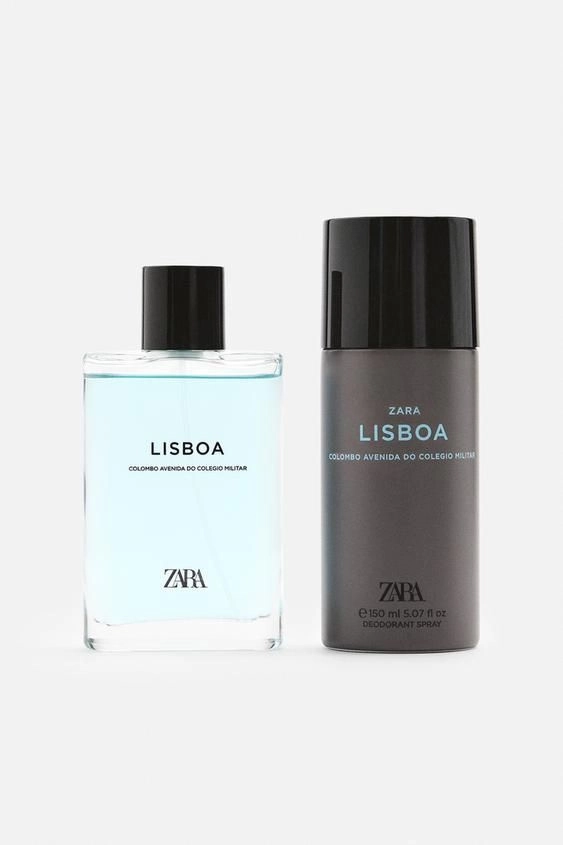 Zara Lisboa erkaklar parfyumi va sprey-deodorant to‘plami sotib olish