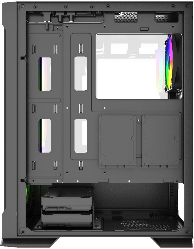 PowerCase Mistral AZ4B ARGB CMAZB-A4 kompyuter korpusi  Black onlayn