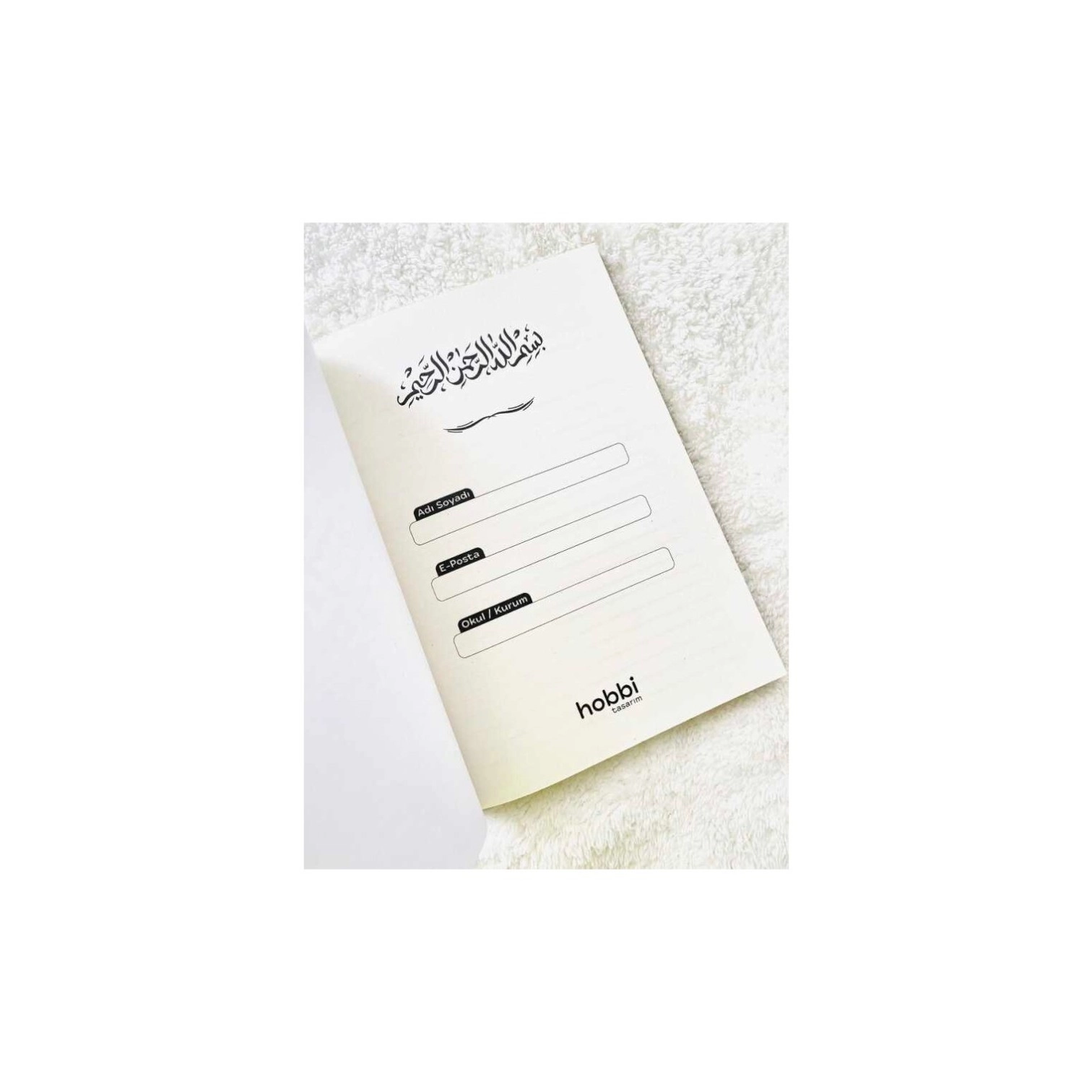 Bismillah İslami Temalı Defteri (128 bet) arzon